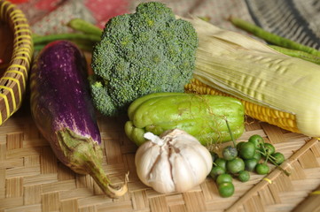 Fresh organic vegetables