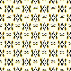 abstract geometric seamless pattern in retro style on a light background