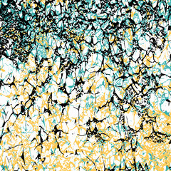 Beautiful colorful abstract graffiti polygons illustration