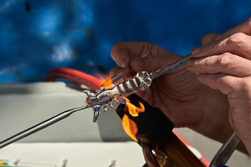 Magic by master glass blower
