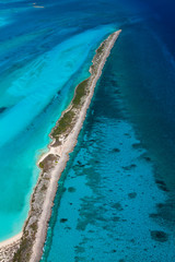 Aerial view, Exuma, Bahamas, America