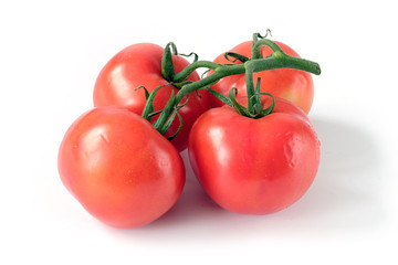 tomatoes isolated on white background