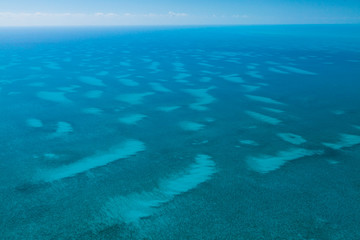 Fototapeta na wymiar Aerial view, Bahamas, America
