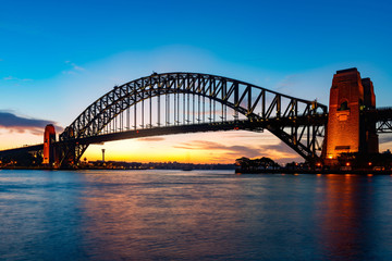Fototapeta na wymiar The city skyline of Sydney, Australia