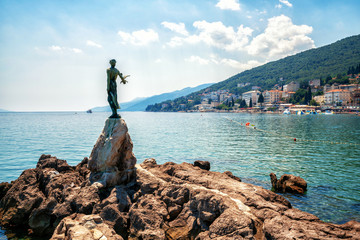 The historic statue of Maiden with the seagull is a symbol, not only of Opatija, but the entire...