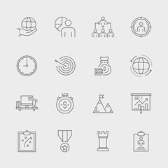 Corporate Business Icon Set