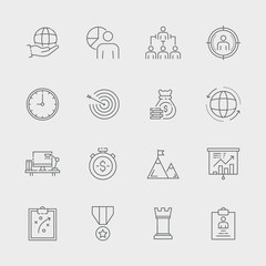 Corporate Business Icon Set