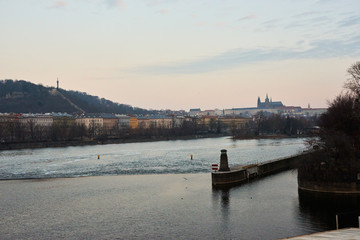 Naklejka premium Prague in winter