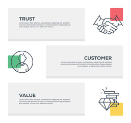 CUSTOMER VALUE ICON DESIGN CONCEPT