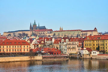 Naklejka na ściany i meble Prague in winter