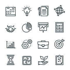 Business And Finance Icon Set
