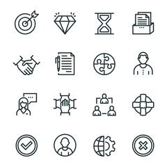 Business Elements Icon Set