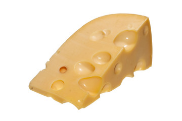 cheese isolated on white background