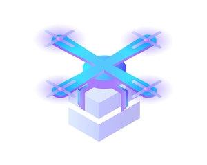 Fototapeta premium Helicopters propeller, fan of copter isolated icon vector. Aircraft part, air transportation, modern city transport vehicles for traveling and delivery