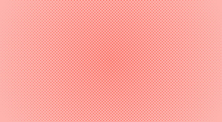 Obraz premium Pink halftone gradient dots background. Vector illustration.
