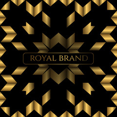 Luxury Premium Background with Gold Color