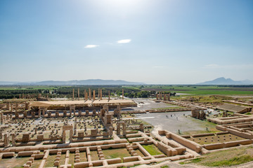 Shiraz - Iran. April 24, 2017. Welcome to Persepolis.One of the great wonders of the ancient world,...