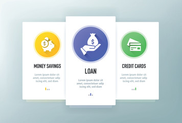 BANKING AND FINANCE ICON CONCEPT