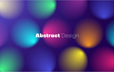 Abstract background with colorful 3d balls.