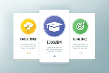 CAREER PLANNING ICON CONCEPT