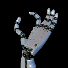 Robotic Hand Your Text Between Fingers