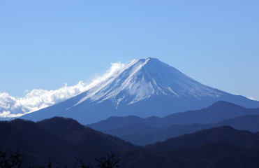 Fototapeta premium 峠からの富士山