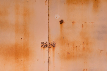 Old metal rusty wall. Abstract background