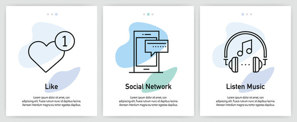 Social Media Icon Concept