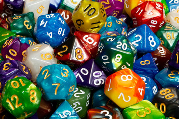 role play dice, rpg die