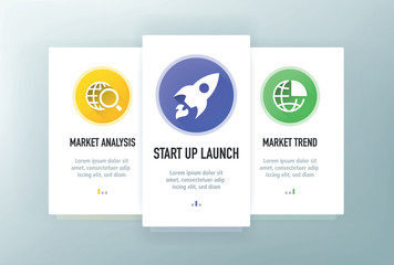 START UP AND DEVELOPMENT  ICON CONCEPT