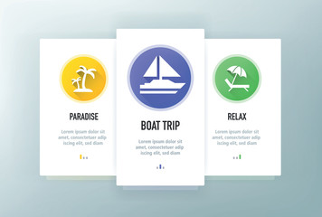 TOURISM AND TRAVEL ICON CONCEPT