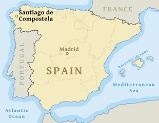 Santiago de Compostela locate