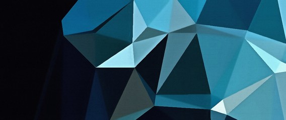 Obraz premium Abstract polygonal background. Triangles texture. Geometric modern art. Futuristic simple painting on canvas. Pattern for design. Backdrop template. Low poly concept artwork. Decorative elements. 