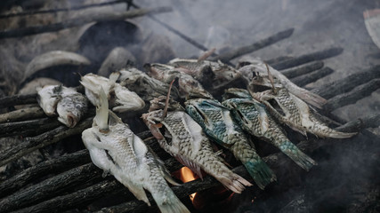 Grilled fish