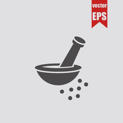 Mortar icon.Vector illustration.	