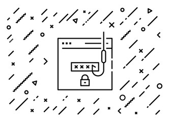 Phishing Icon Concept