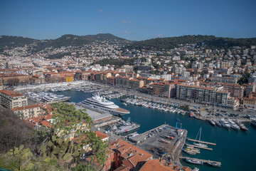 Obraz premium Port Lympia Nice