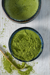 Matcha fine powdered green tea