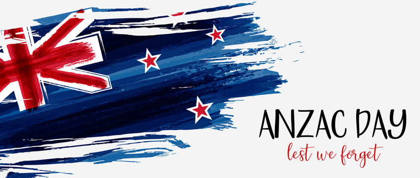 New Zealand Anzac day abnner