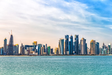 Fototapeta premium Doha citi view. Qatar.
