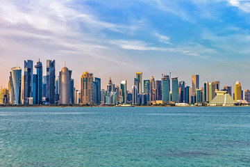 Doha citi view. Qatar.