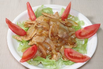 豚肉の生姜焼き