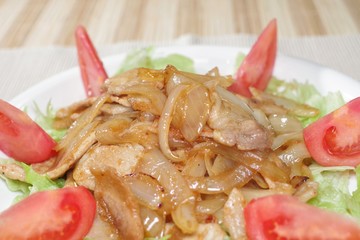 豚肉の生姜焼き