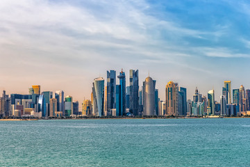 Fototapeta na wymiar Doha citi view. Qatar.