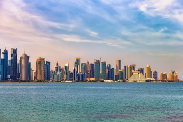Obraz na płótnie Canvas Doha citi view. Qatar.