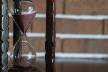 Antique Table Hourglass