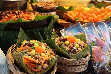 Zongzi chinese food or sticky rice dumpling
