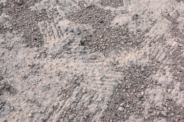 Textured concrete wall as abstract pink background for poster, calendar, post, screensaver, wallpaper, postcard, banner, cover, card, website, copy space for your design or text