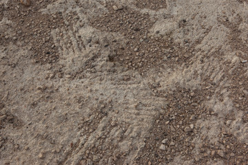 Textured concrete wall as an abstract background