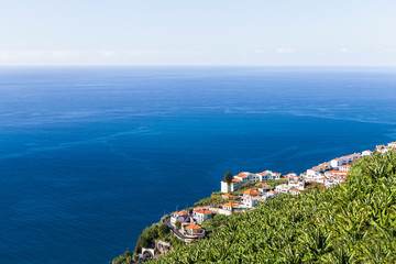 Fototapeta premium Landscape of Madeira from Miradouro da Torre, Portugal